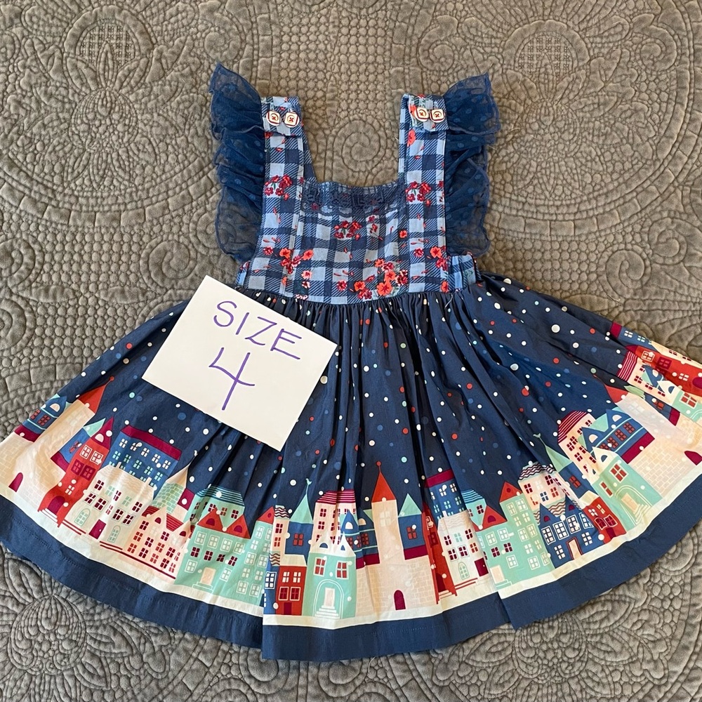 Matilda Jane Winter Wonderland Holiday Pinafore